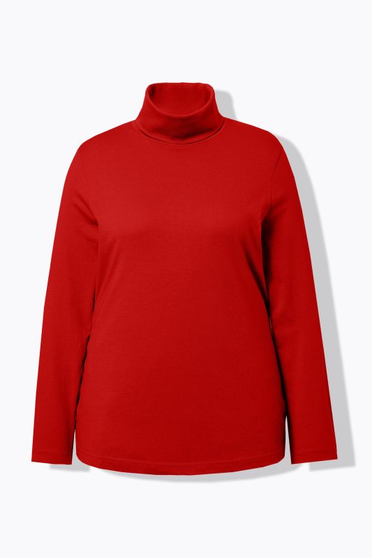 T-shirt col roulé et manches longues, coupe Slim Fit