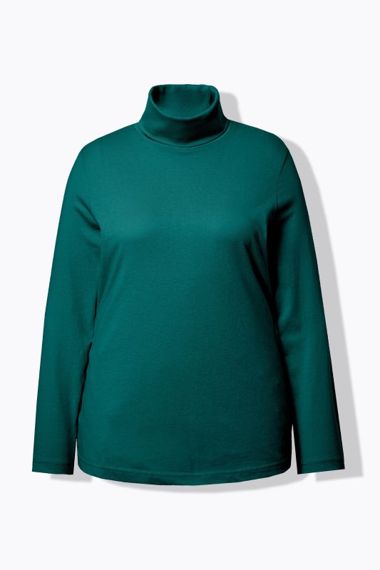 T-shirt col roulé et manches longues, coupe Slim Fit