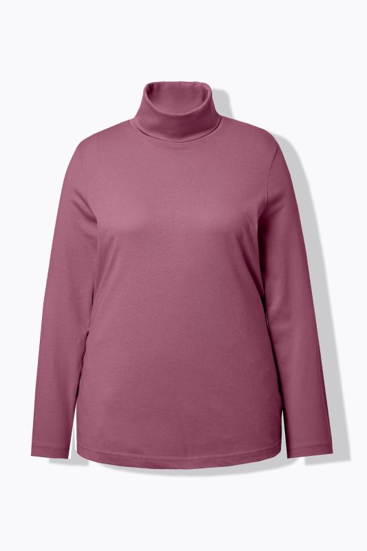 T-shirt col roulé et manches longues, coupe Slim Fit