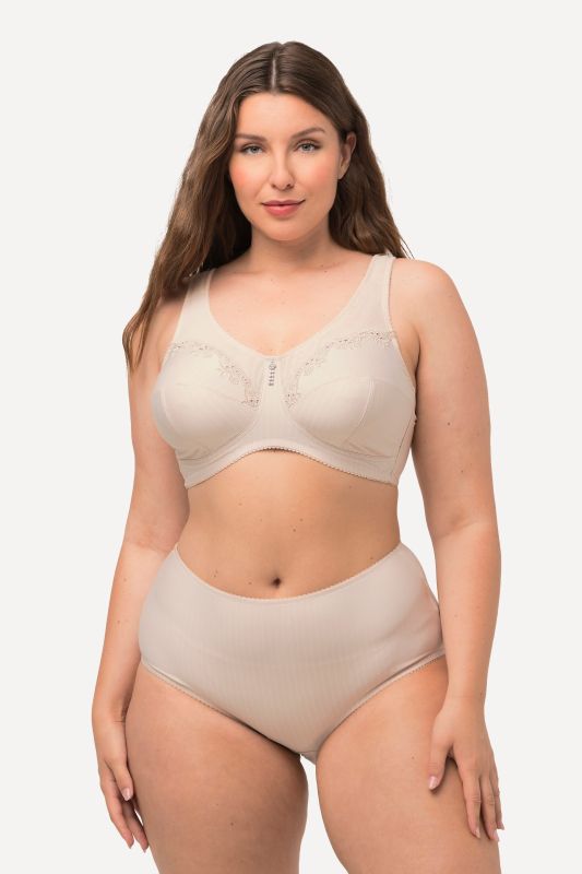 Soutien-gorge de maintien sans armatures, pendentif en strass - bonnet B-G