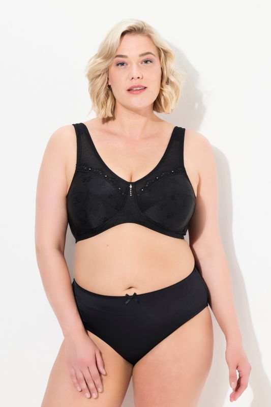 Soutien-gorge de maintien, sans armatures, dentelle - bonnet C-G