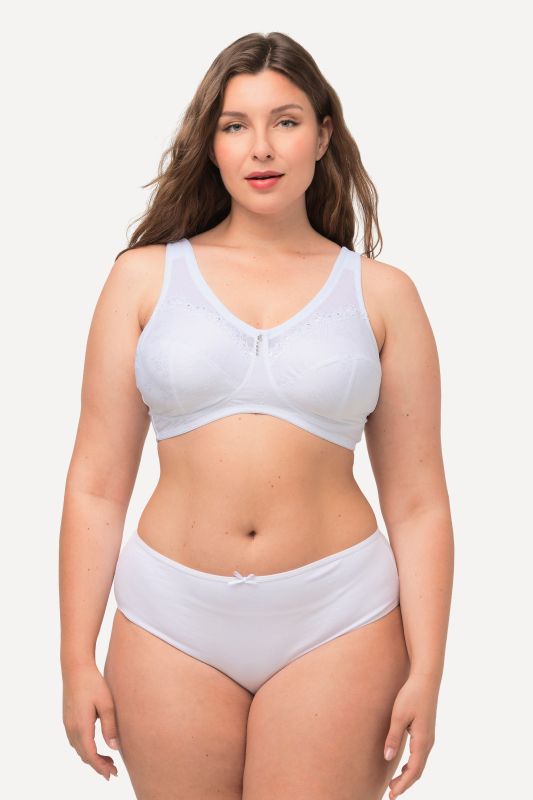 Soutien-gorge de maintien, sans armatures, dentelle - bonnet C-G