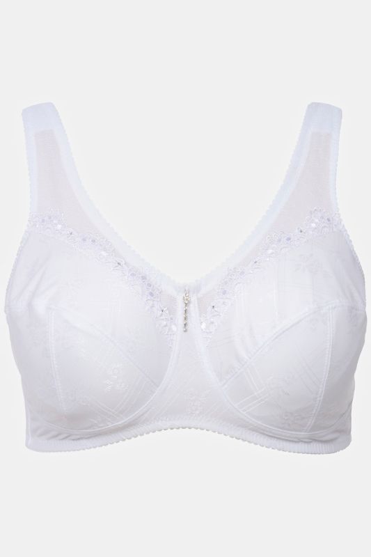 Soutien-gorge de maintien, sans armatures, dentelle - bonnet C-G