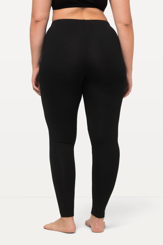 Legging longueur mollet, jambe étroite et taille élastique