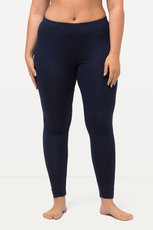 Legging longueur mollet, jambe étroite et taille élastique
