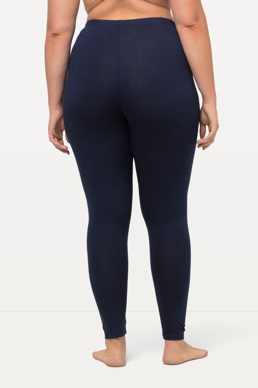 Legging longueur mollet, jambe étroite et taille élastique