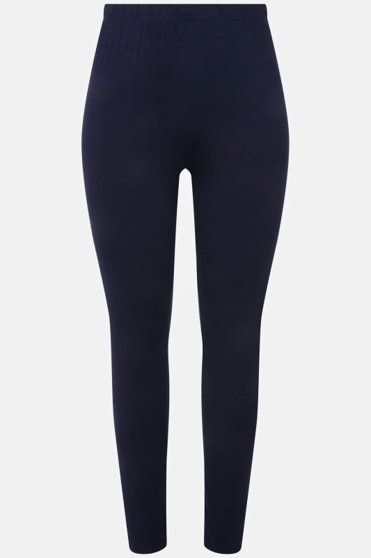 Legging longueur mollet, jambe étroite et taille élastique