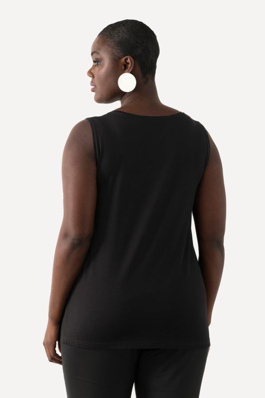 Débardeur stretch, coupe Classic Fit, bretelles larges et décolleté rond
