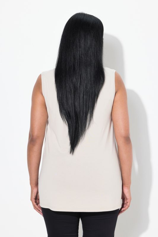 Débardeur stretch, coupe Classic Fit, bretelles larges et décolleté rond