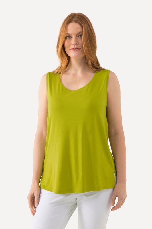 Débardeur stretch, coupe Classic Fit, bretelles larges et décolleté rond