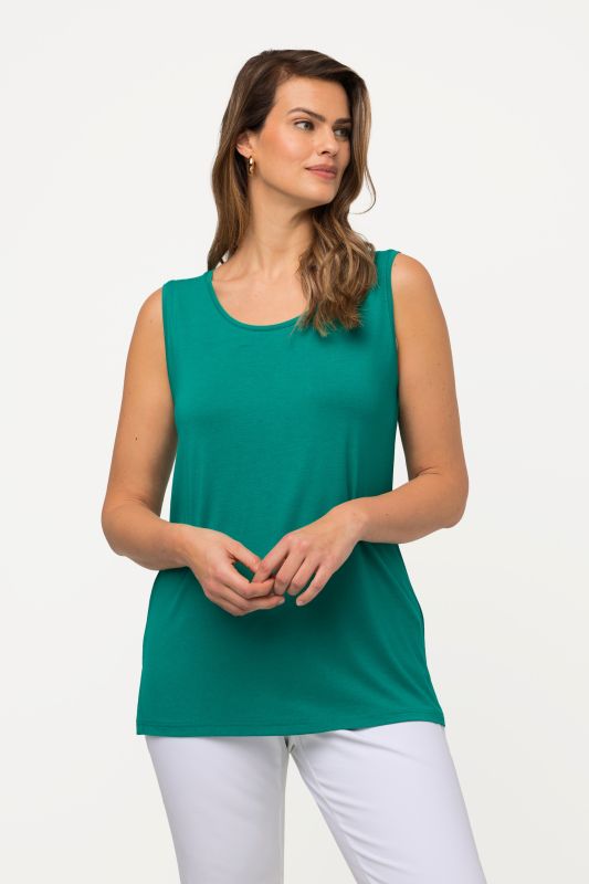 Débardeur stretch, coupe Classic Fit, bretelles larges et décolleté rond