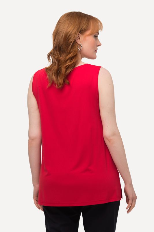 Débardeur stretch, coupe Classic Fit, bretelles larges et décolleté rond