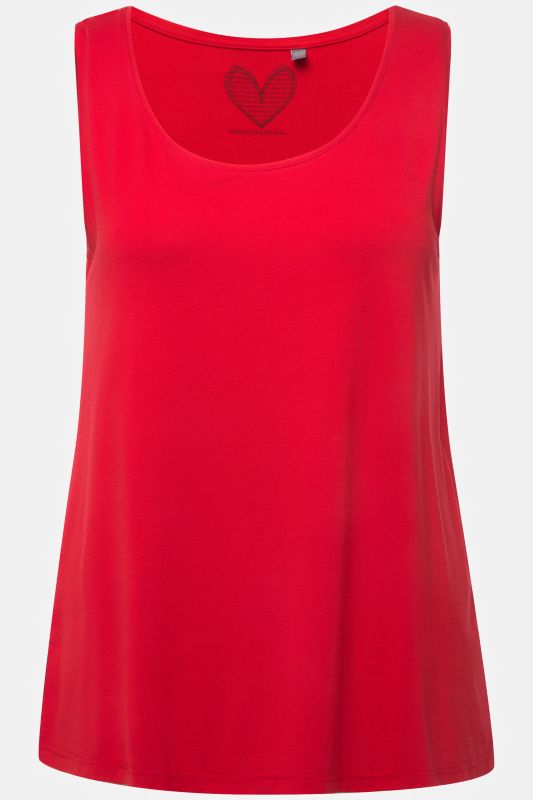 Débardeur stretch, coupe Classic Fit, bretelles larges et décolleté rond
