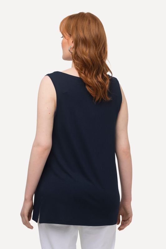 Débardeur stretch, coupe Classic Fit, bretelles larges et décolleté rond