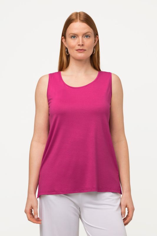 Débardeur stretch, coupe Classic Fit, bretelles larges et décolleté rond