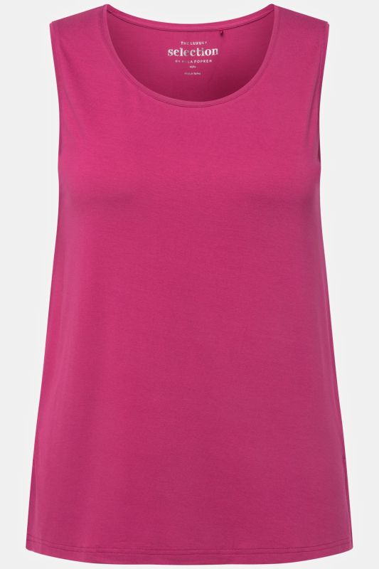 Débardeur stretch, coupe Classic Fit, bretelles larges et décolleté rond