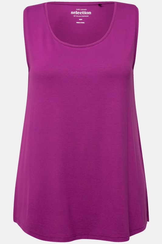 Débardeur stretch, coupe Classic Fit, bretelles larges et décolleté rond