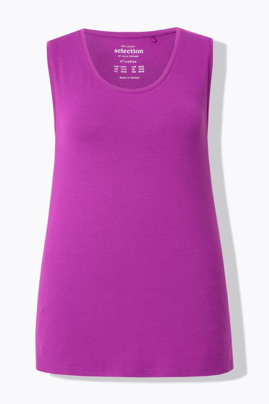 Débardeur stretch, coupe Classic Fit, bretelles larges et décolleté rond