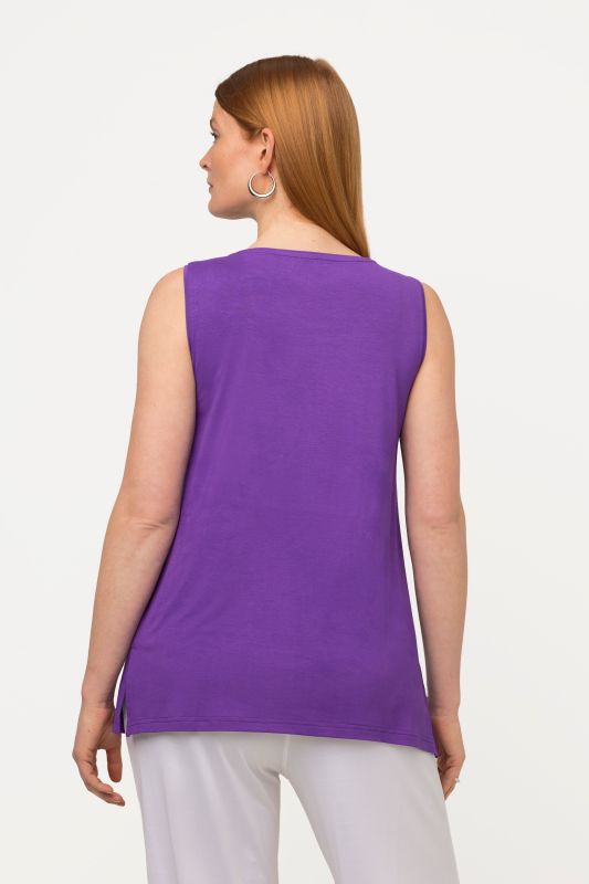 Débardeur stretch, coupe Classic Fit, bretelles larges et décolleté rond
