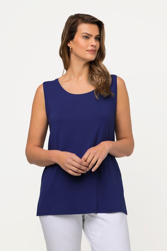 Débardeur stretch, coupe Classic Fit, bretelles larges et décolleté rond