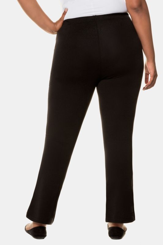 Pantalon de yoga en jersey, coupe évasée, ceinture élastique
