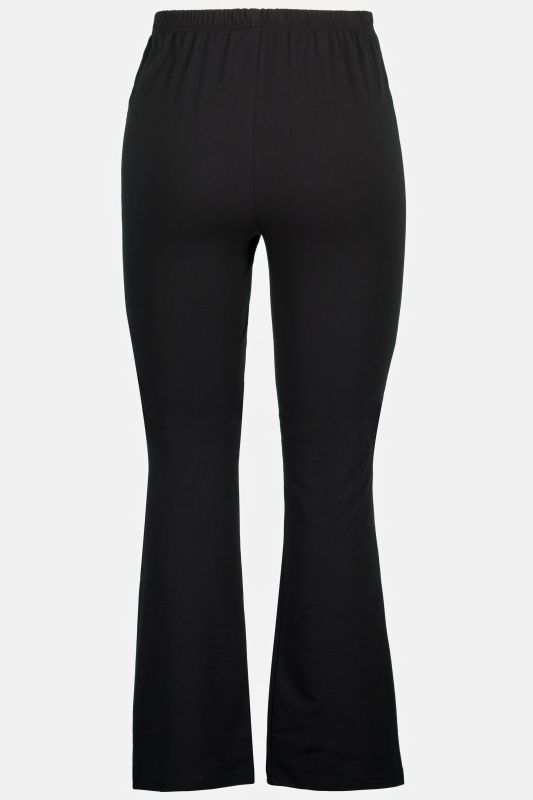 Pantalon de yoga en jersey, coupe évasée, ceinture élastique