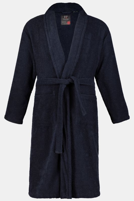 Peignoir en tissu éponge, col châle, collection Homewear - jusqu'au 8 XL