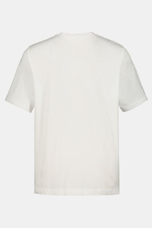 T-shirt Basic en coton peigné, col rond - jusqu'au 8 XL