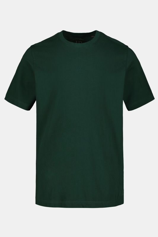 T-shirt Basic en coton peigné, col rond - jusqu'au 8 XL