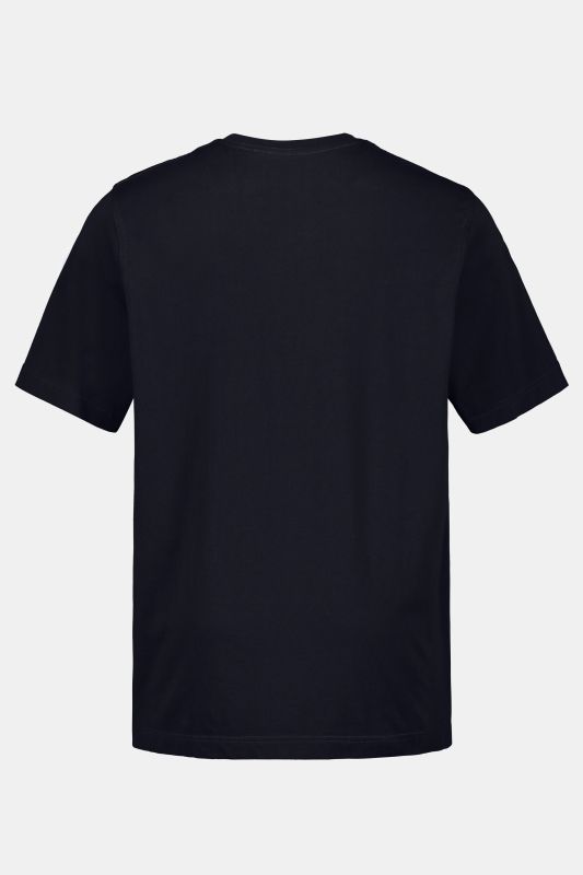 T-shirt Basic en coton peigné, col rond - jusqu'au 8 XL