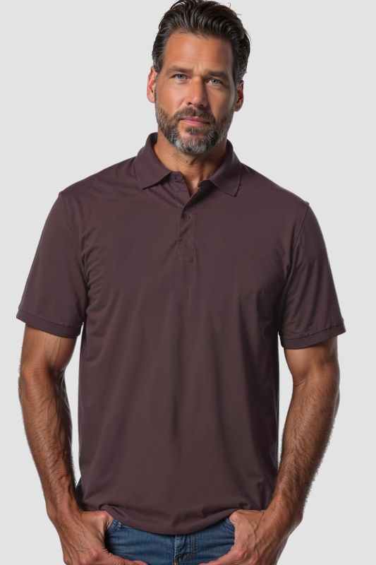 Polo en piqué, manches courtes, collection Basic - jusqu'au 10 XL