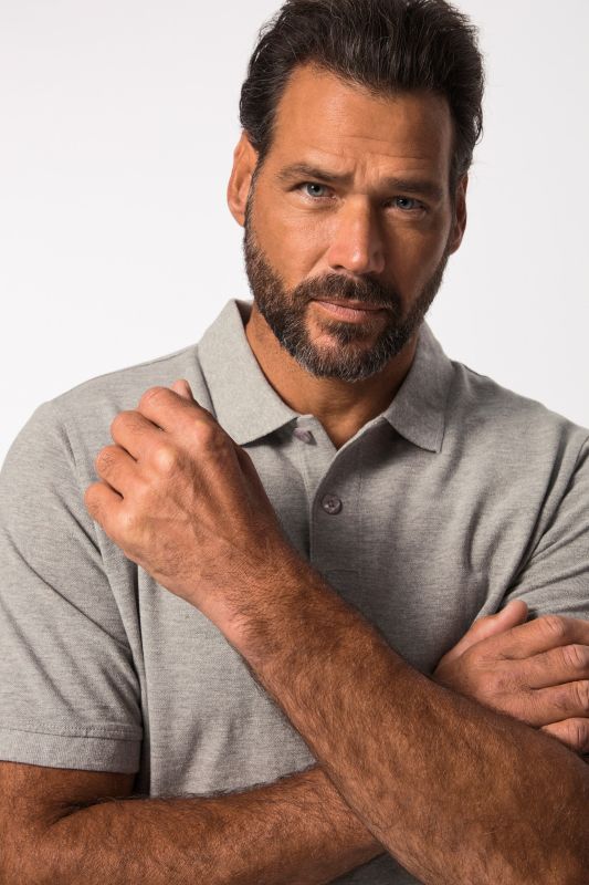 Polo en piqué, manches courtes, collection Basic - jusqu'au 10 XL
