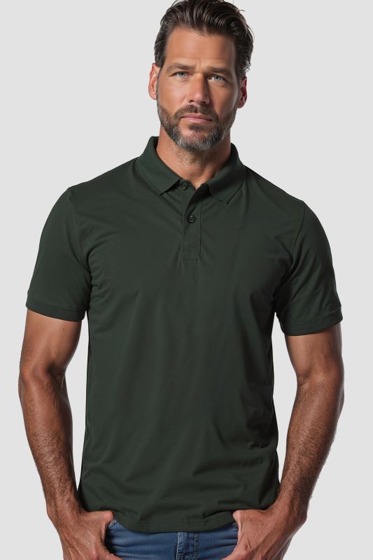 Polo en piqué, manches courtes, collection Basic - jusqu'au 10 XL