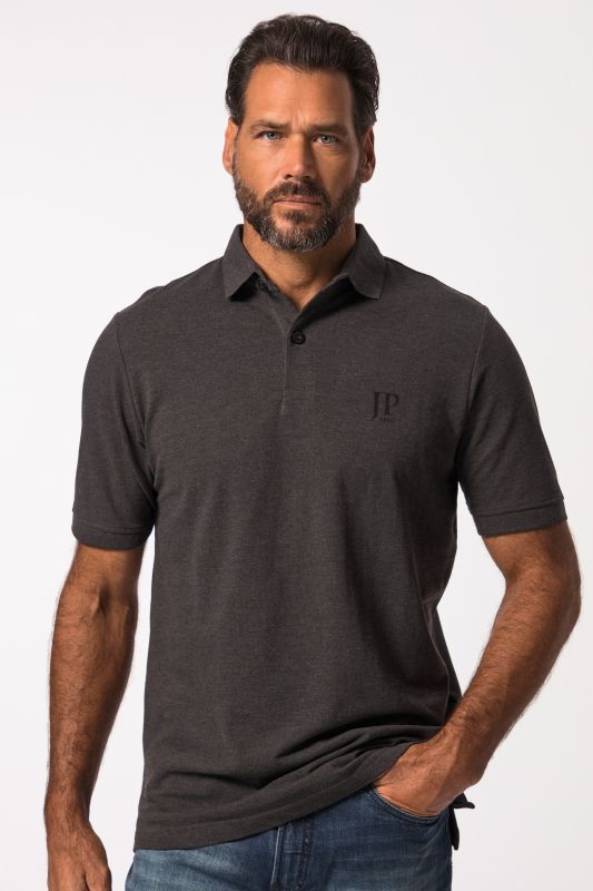Lot de 2 polos, collection Basic - coton piqué, peigné