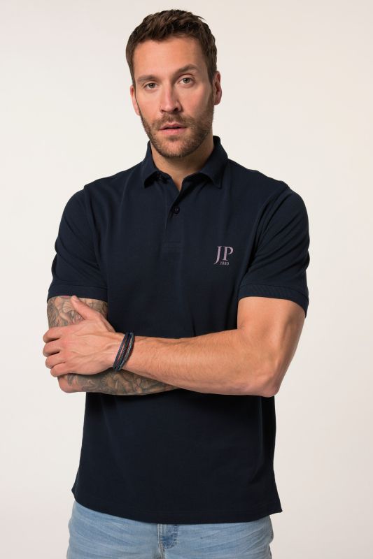 Lot de 2 polos, collection Basic - coton piqué, peigné