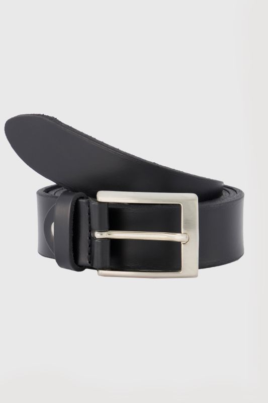 Ceinture en véritable cuir pleine fleur, collection Business