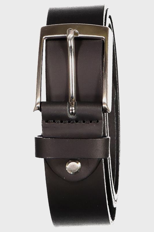 Ceinture en véritable cuir pleine fleur, collection Business