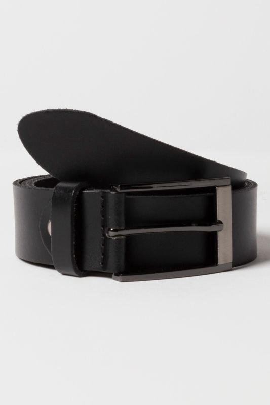 Ceinture en cuir pleine fleur