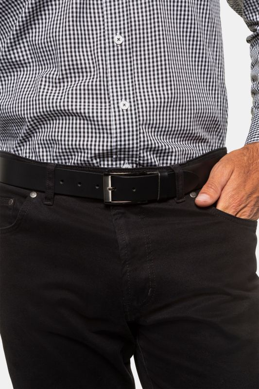 Ceinture en cuir pleine fleur