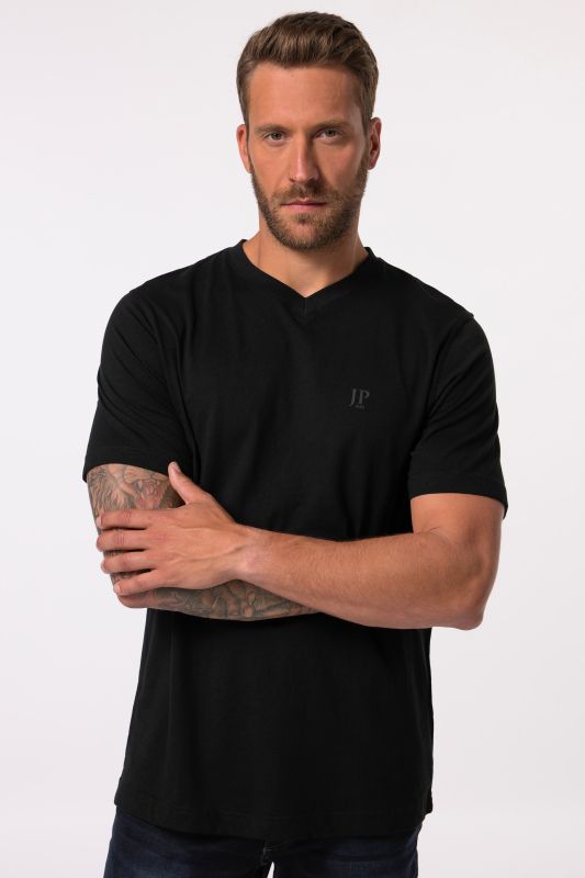 T-shirts, collection Basic, lot de 2. Col en V et manches courtes - jusqu'au 8XL