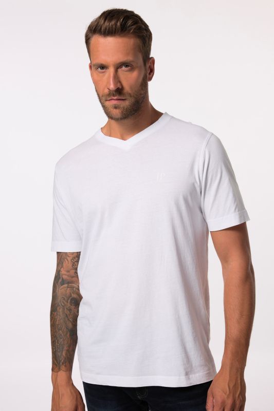 T-shirts, collection Basic, lot de 2. Col en V et manches courtes - jusqu'au 8XL