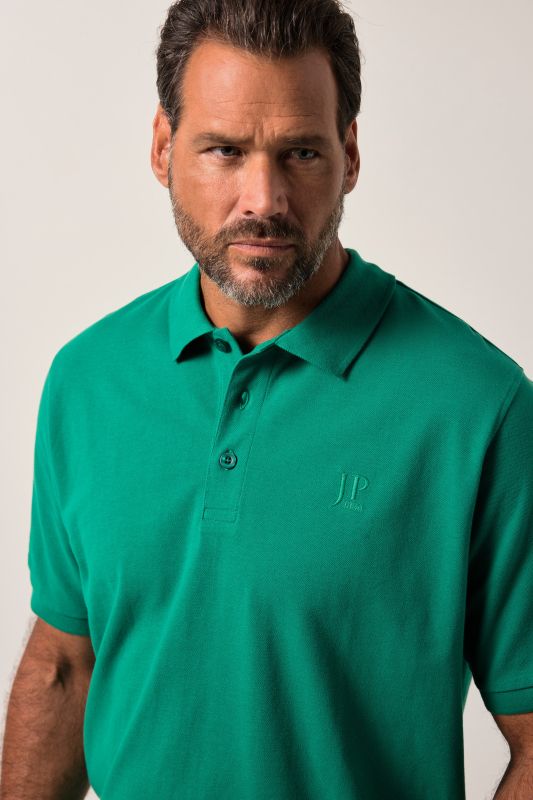 Polo en piqué à manches courtes, coupe ventre confort, collection Basic - du XXL au 10 XL