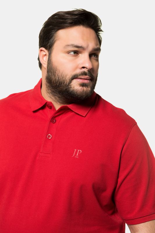 Polo en piqué à manches courtes, coupe ventre confort, collection Basic - du XXL au 10 XL
