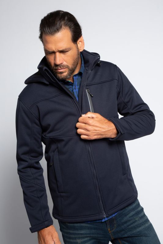 Veste softshell, extérieur, coupe-vent, hydrofuge, jusqu'au 8XL