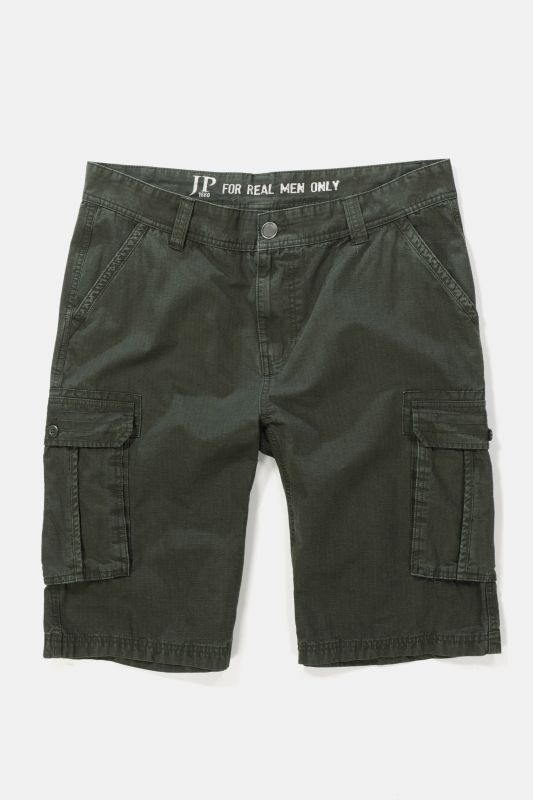 Bermuda cargo 6 poches, jambe droite, coupe Regular Fit
