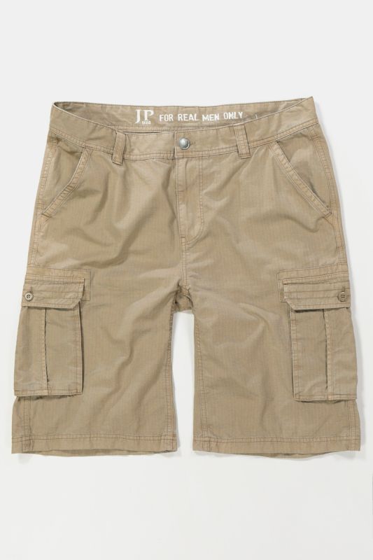 Bermuda cargo 6 poches, jambe droite, coupe Regular Fit
