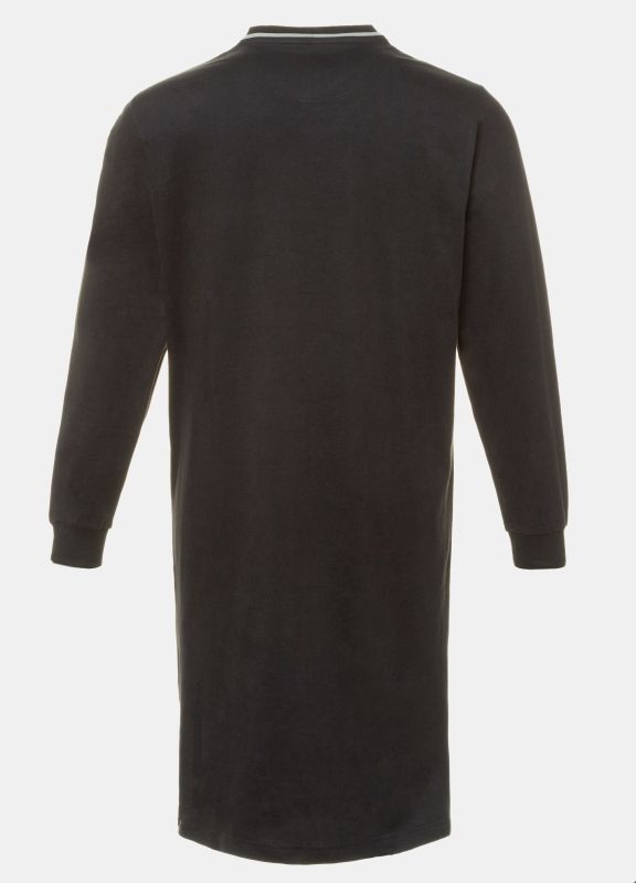 Chemise de nuit, collection Homewear, unie, manches longues, jusqu'à la taille 8 XL