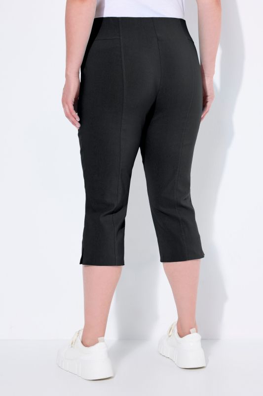 Corsaire en bengaline. Très extensible et infroissable. Taille élastique