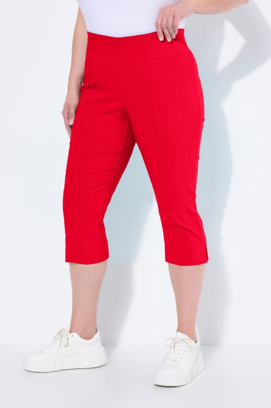 Corsaire en bengaline. Très extensible et infroissable. Taille élastique