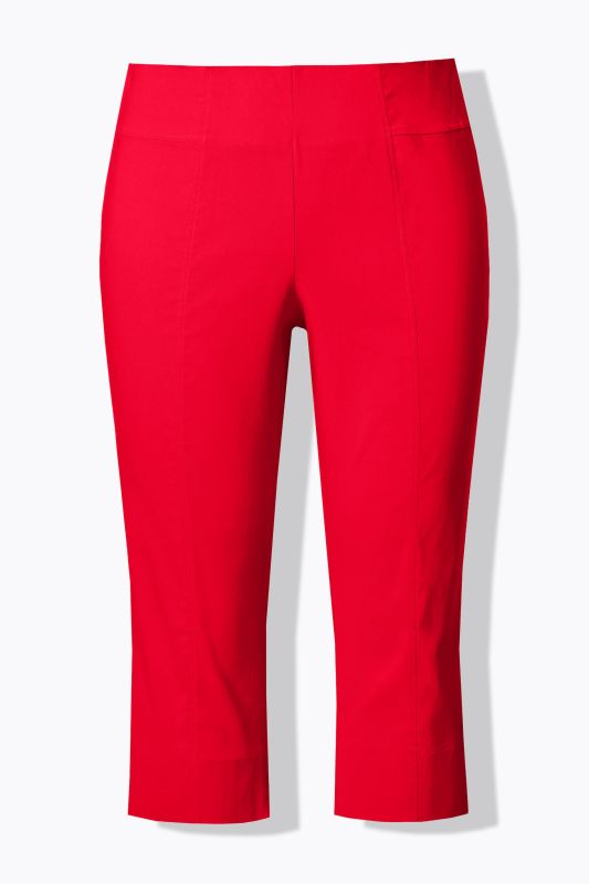 Corsaire en bengaline. Très extensible et infroissable. Taille élastique